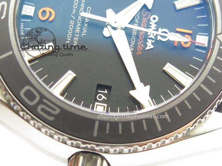 0327 Planet Ocean SS Bp Maker 45mm Black Bezel Orange Numbers On Black Rubber Strap A Popular 8220